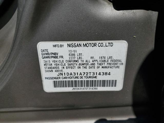 Photo 10 from auction – 2002 NISSAN MAXIMA GLE with VIN JN1DA31A72T314384
