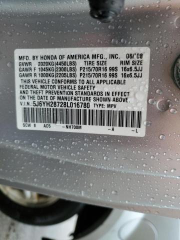Photo 10 from auction – 2008 HONDA ELEMENT EX with VIN 5J6YH28728L016780