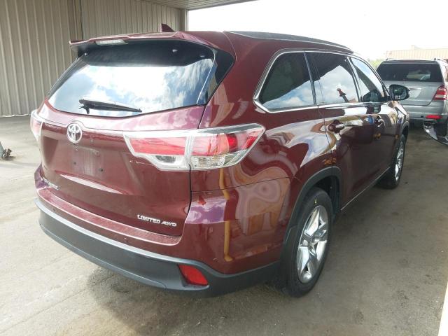 Photo 4 from auction – 2015 TOYOTA HIGHLANDER with VIN 5TDDKRFH8FS098665