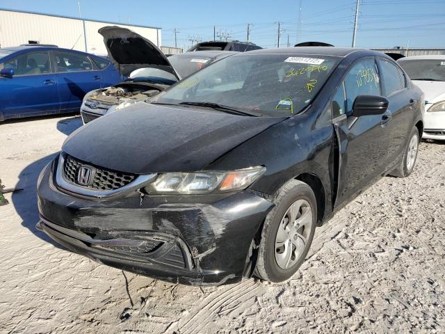 Photo 2 from auction – 2014 HONDA CIVIC LX with VIN 19XFB2F58EE062540