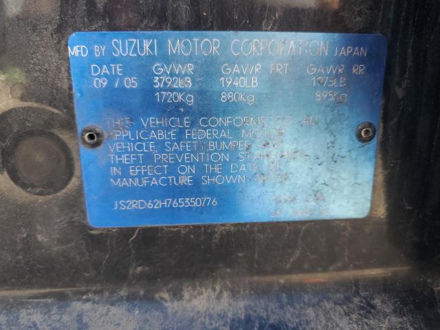 Photo 10 from auction – 2006 SUZUKI AERIO with VIN JS2RD62H765350776