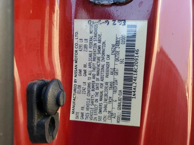 Photo 10 from auction – 2008 NISSAN ALTIMA 2.5 with VIN 1N4AL24E18C209146