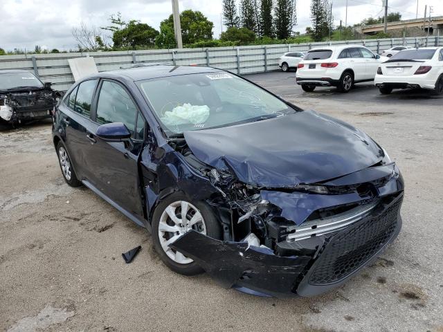 TOYOTA COROLLA LE 2022 with VIN 5YFEPMAE1NP336658 - Photo from auction