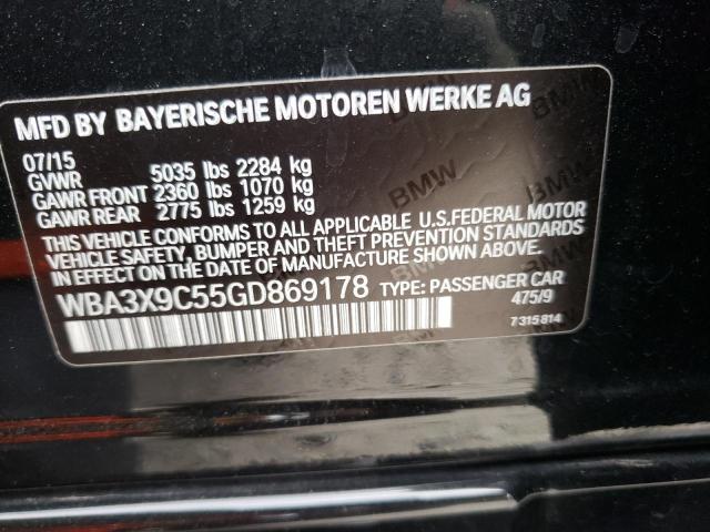 Photo 10 from auction – 2016 BMW 335 XIGT with VIN WBA3X9C55GD869178