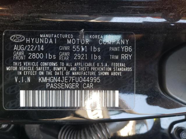 Photo 10 from auction – 2015 HYUNDAI GENESIS 3. with VIN KMHGN4JE7FU044995