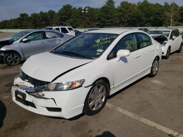 Photo 2 from auction – 2010 HONDA CIVIC LX with VIN 2HGFA1F56AH522064