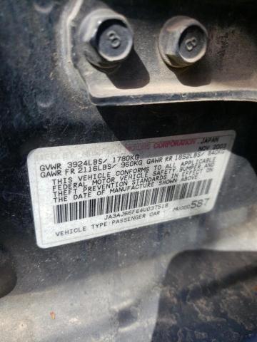 Photo 10 from auction – 2004 MITSUBISHI LANCER RAL with VIN JA3AJ66F64U037518