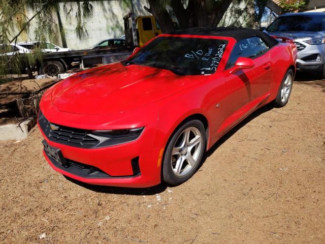 Photo 2 from auction – 2019 CHEVROLET CAMARO LS with VIN 1G1FB3DX9K0113664