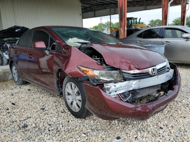 HONDA CIVIC LX 2012 with VIN 2HGFB2F55CH532087 - Photo from auction