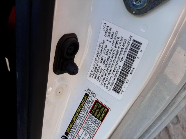 Photo 10 from auction – 2015 HONDA CIVIC SI with VIN 2HGFG4A55FH701016