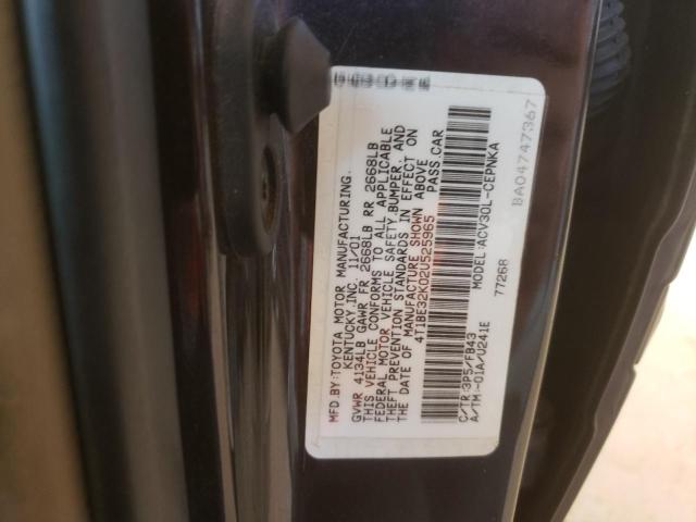 Photo 10 from auction – 2002 TOYOTA CAMRY LE with VIN 4T1BE32K02U525965
