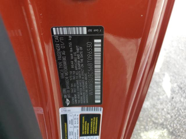 Photo 10 from auction – 2011 MINI COOPER with VIN WMWSU3C56BT096530