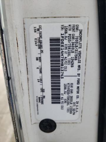 Photo 10 from auction – 1994 FORD ECONOLINE with VIN 1FDEE14H7RHB13743