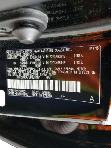Photo 10 from auction – 2016 LEXUS RX 350 with VIN 2T2ZZMCA7GC020167