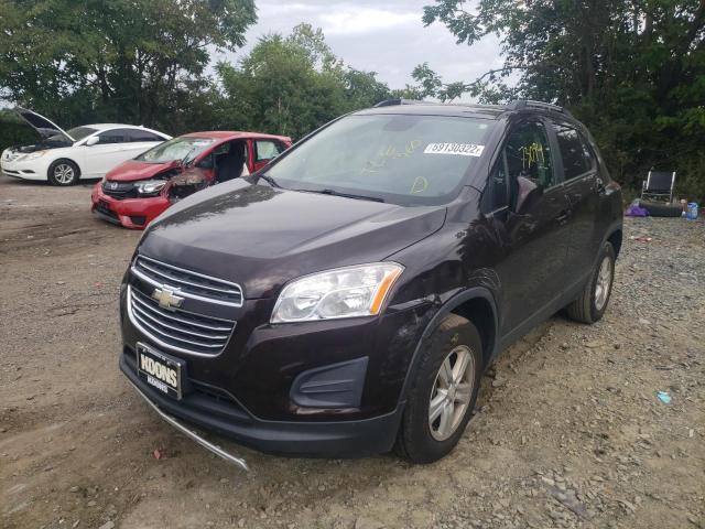Photo 2 from auction – 2015 CHEVROLET TRAX 1LT with VIN KL7CJRSB4FB179523