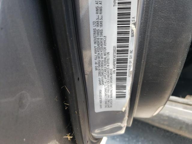 Photo 10 from auction – 2008 SUBARU OUTBACK with VIN 4S4BP60CX87336531