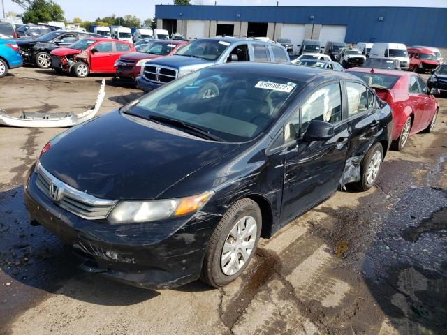 Photo 2 from auction – 2012 HONDA CIVIC LX with VIN 2HGFB2F50CH336252