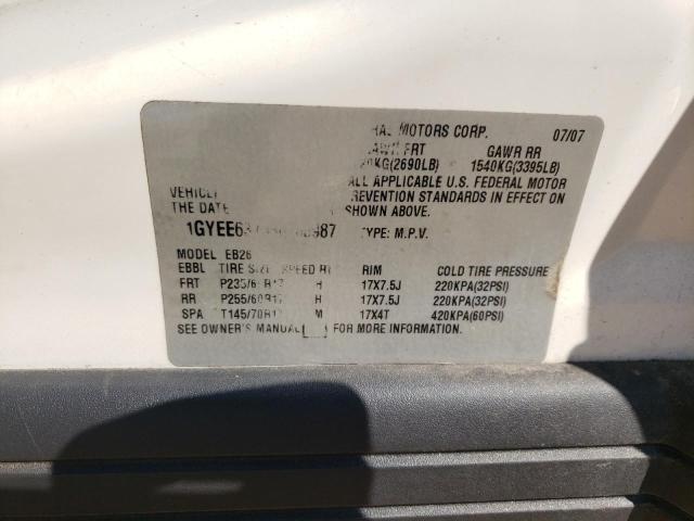 Photo 10 from auction – 2008 CADILLAC SRX with VIN 1GYEE637480105987