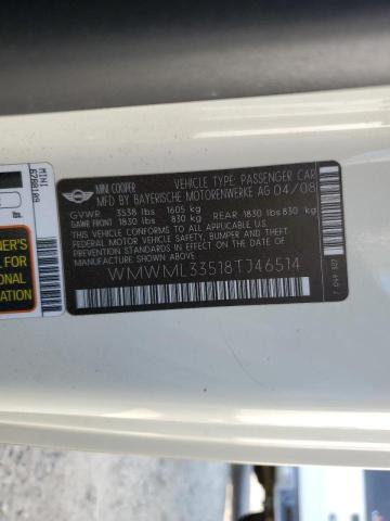 Photo 10 from auction – 2008 MINI COOPER CLU with VIN WMWML33518TJ46514