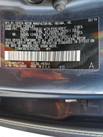 Photo 10 from auction – 2014 TOYOTA SIENNA LE with VIN 5TDKK3DC5ES458324