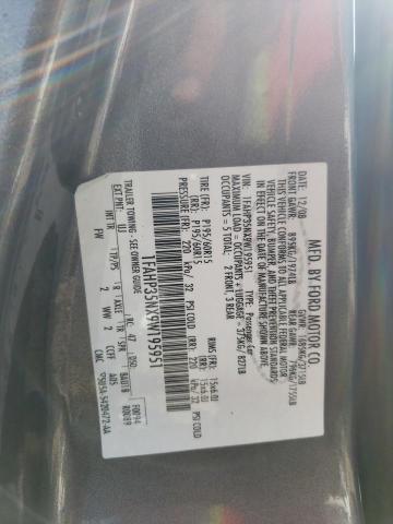 Photo 10 from auction – 2009 FORD FOCUS SE with VIN 1FAHP35NX9W195951