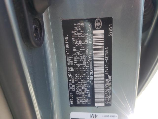 Photo 10 from auction – 2011 TOYOTA CAMRY BASE with VIN 4T1BF3EK0BU617165
