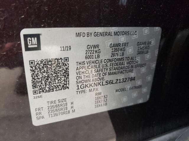 Photo 10 from auction – 2020 GMC ACADIA SLE with VIN 1GKKNKLS6LZ132784