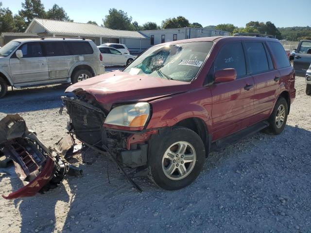 Photo 2 from auction – 2003 HONDA PILOT EXL with VIN 2HKYF185X3H515599