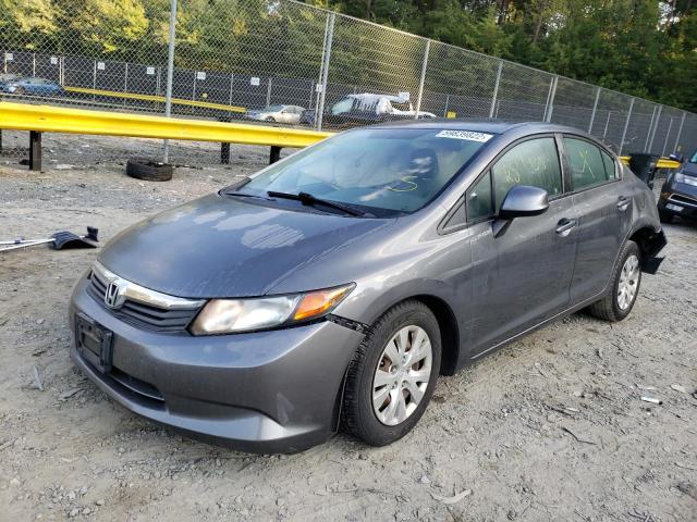 Photo 2 from auction – 2012 HONDA CIVIC LX with VIN 2HGFB2F58CH318954