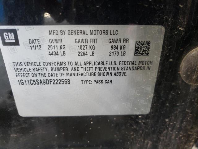 Photo 10 from auction – 2013 CHEVROLET MALIBU 1LT with VIN 1G11C5SA9DF222563