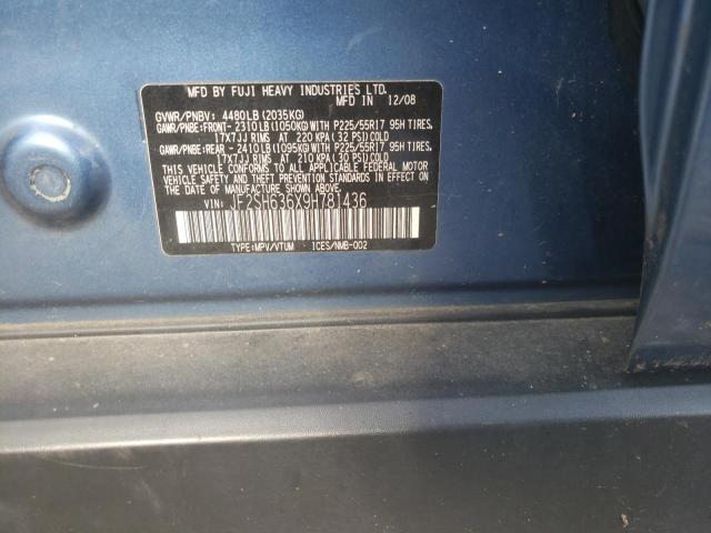 Photo 10 from auction – 2009 SUBARU FORESTER 2 with VIN JF2SH636X9H781436