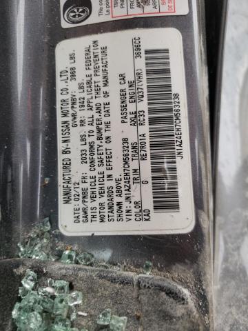 Photo 10 from auction – 2012 NISSAN 370Z BASE with VIN JN1AZ4EH7CM563238