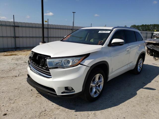 Photo 2 from auction – 2016 TOYOTA HIGHLANDER with VIN 5TDYKRFH3GS139383