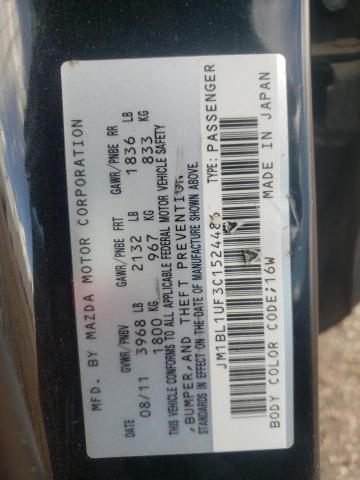 Photo 10 from auction – 2012 MAZDA 3 I with VIN JM1BL1UF3C1524486
