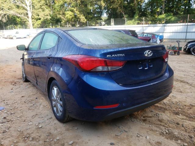 Photo 3 from auction – 2016 HYUNDAI ELANTRA SE with VIN 5NPDH4AE6GH722176