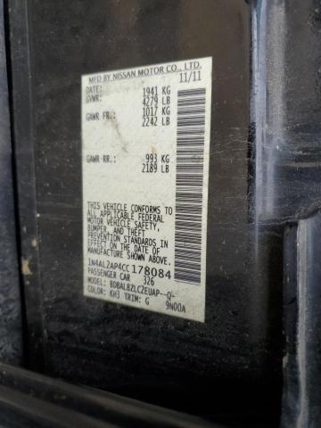 Photo 10 from auction – 2012 NISSAN ALTIMA BAS with VIN 1N4AL2AP4CC178084