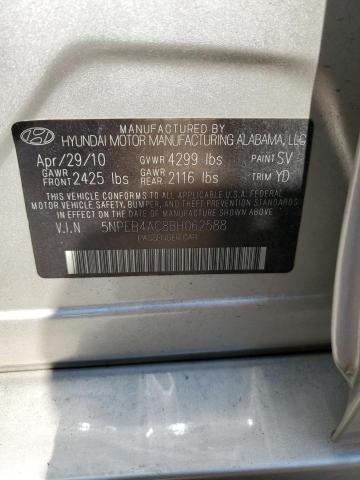 Photo 10 from auction – 2011 HYUNDAI SONATA GLS with VIN 5NPEB4AC8BH062588