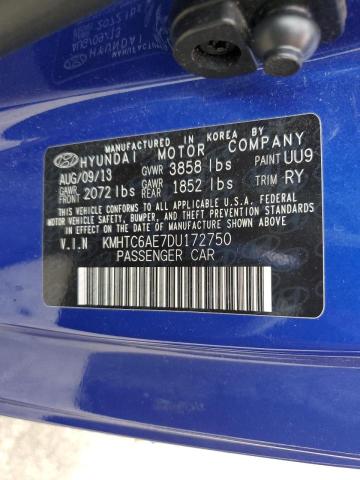 Photo 10 from auction – 2013 HYUNDAI VELOSTER T with VIN KMHTC6AE7DU172750