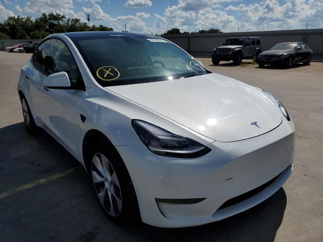 TESLA MODEL Y 2021 with VIN 5YJYGDEE4MF186286 - Photo from auction