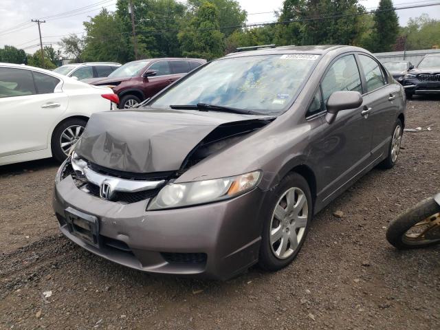 Photo 2 from auction – 2010 HONDA CIVIC LX with VIN 2HGFA1F55AH552401