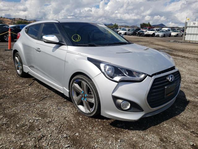 HYUNDAI VELOSTER T 2013 with VIN KMHTC6AE9DU157750 - Photo from auction
