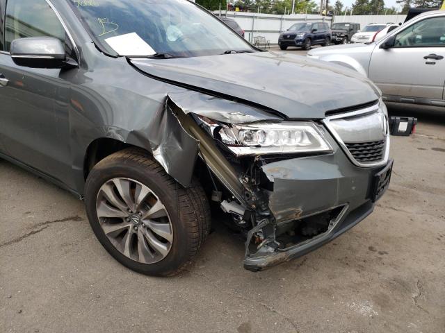 Photo 9 from auction – 2014 ACURA MDX TECHNO with VIN 5FRYD4H45EB023514