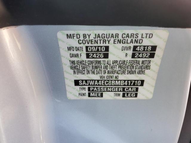 Photo 10 from auction – 2011 JAGUAR XKR with VIN SAJWA4EC8BMB41710
