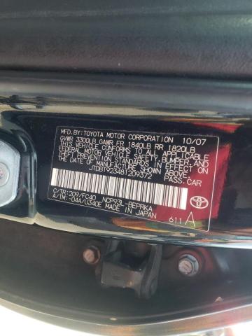 Photo 10 from auction – 2008 TOYOTA YARIS with VIN JTDBT923481209372