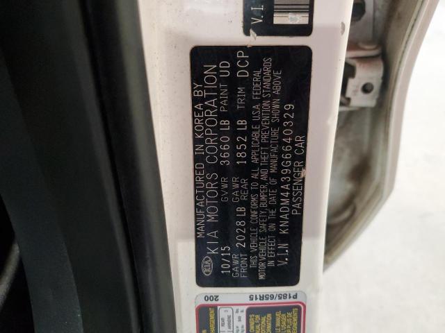 Photo 10 from auction – 2016 KIA RIO LX with VIN KNADM4A39G6640329