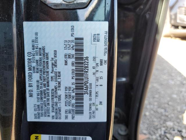 Photo 10 from auction – 2015 FORD FUSION SE with VIN 3FA6P0LU1FR283236