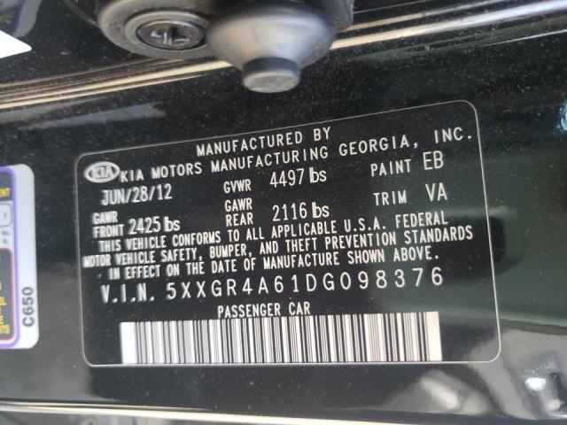 Photo 10 from auction – 2013 KIA OPTIMA SX with VIN 5XXGR4A61DG098376