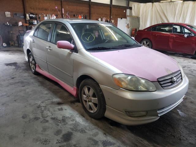 TOYOTA COROLLA 2003 with VIN 1NXBR32E73Z056003 - Photo from auction