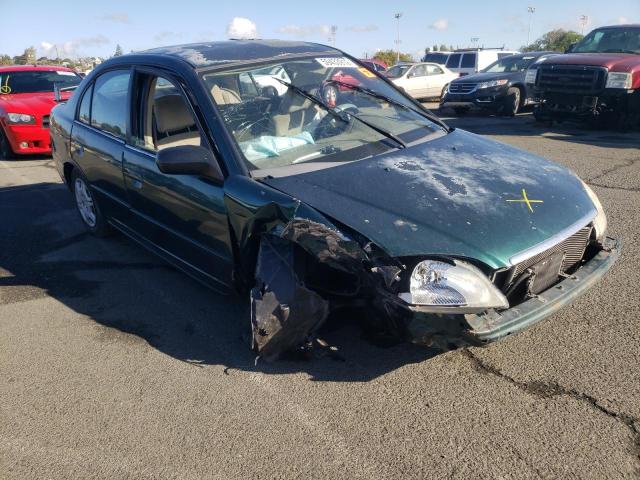 HONDA CIVIC LX 2002 with VIN 2HGES16542H545840 - Photo from auction