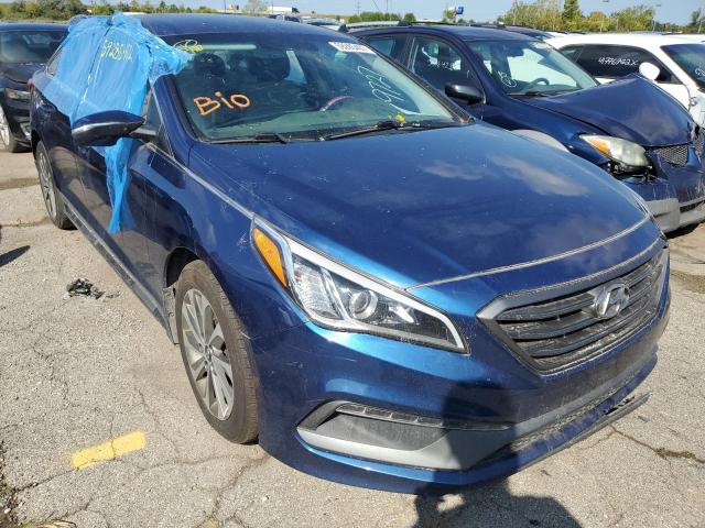 HYUNDAI SONATA SPO 2017 with VIN 5NPE34AF9HH459727 - Photo from auction